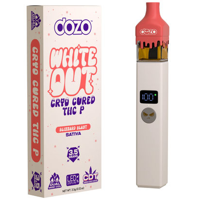 Dozo White Out Cryo Cured THC-P Disposable Vape 3.5G