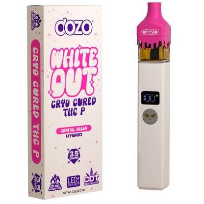 Dozo White Out Cryo Cured THC-P Disposable Vape 3.5G