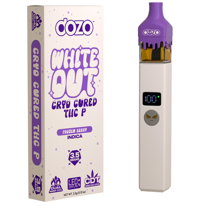 Dozo White Out Cryo Cured THC-P Disposable Vape 3.5G