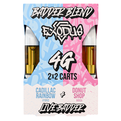 Exodus THC-A Duo Cartridges