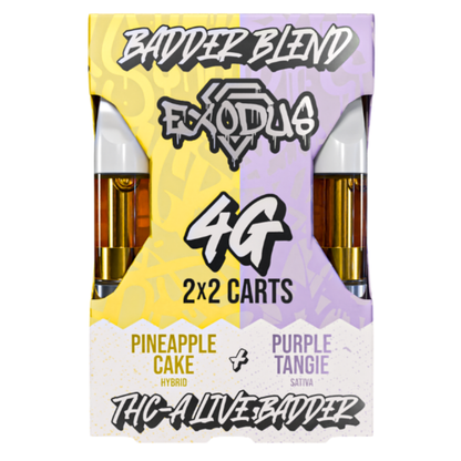 Exodus THC-A Duo Cartridges 4G