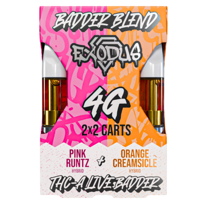 Exodus THC-A Duo Cartridges 4G