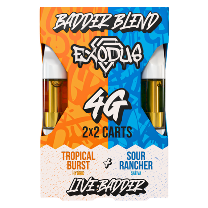 Exodus THC-A Duo Cartridges 4G