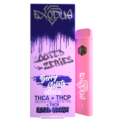 Exodus Zooted Zeries THC-A Disposable 2.2G
