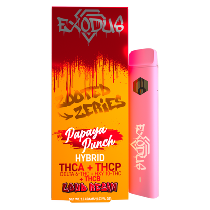 Exodus Zooted Zeries THC-A Disposable 2.2G