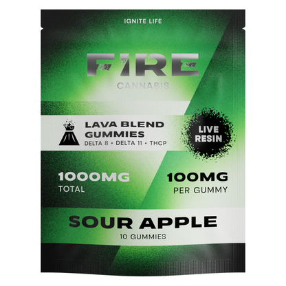 Fire Hemp Lava Blend Gummies 1000mg | 2.0