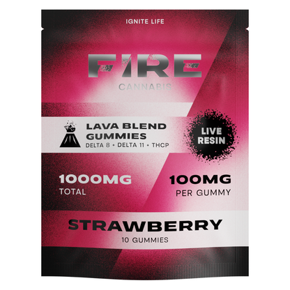 Fire Hemp Lava Blend Gummies 1000mg | 2.0