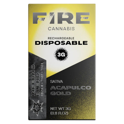 Fire Hemp Inferno Blend Disposable 3G