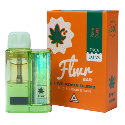 Flwr BAR THC-A Live Rosin Disposable Vape 3G