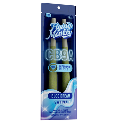 Flying Monkey CB9A + THCP Diamond Infused Pre-Rolls 3G