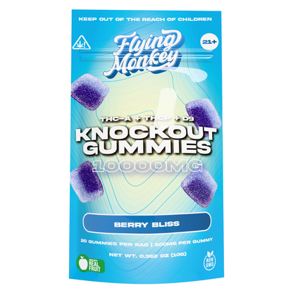 Flying Monkey Knockout Blend Gummies 10000MG