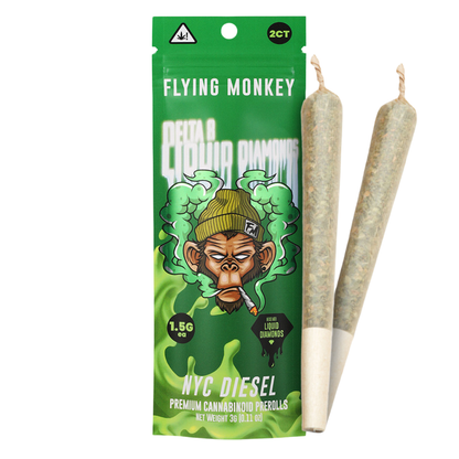 Flying Monkey Liquid Diamonds Prerolls 3G | 2pk