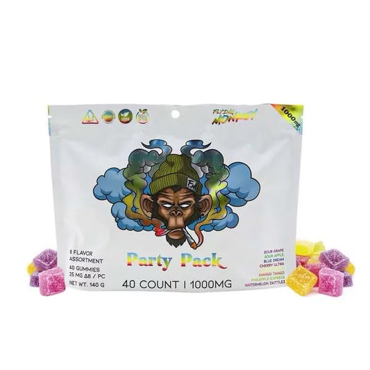 Flying Monkey Delta 8 Gummies Party Pack 40ct 1000mg