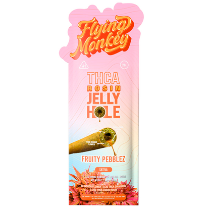 Flying Monkey THC-A Rosin Jelly Hole Pre-Rolls 3.3G | 2pk