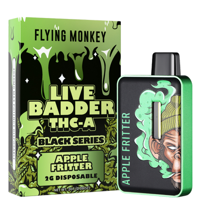 Flying Monkey Live Badder THC-A Black Series Disposable 2G