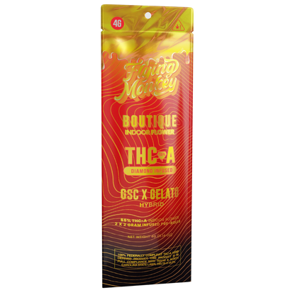 Flying Monkey Diamond Infused THC-A Boutique Pre Rolls 4G