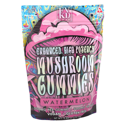 FVKD Exotics High Potency Mushroom Gummies 5000mg