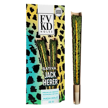 FVKD Hash Holez THC-A Diamond Infused Pre-Rolls 4G | 2ct