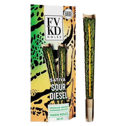 FVKD Hash Holez THC-A Diamond Infused Pre-Rolls 4G | 2ct