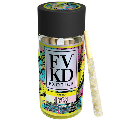 FVKD Exotics Liquid Diamond Pre Rolls 7.5G | 5ct
