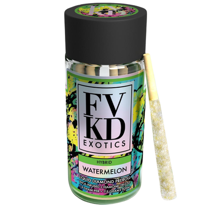 FVKD Exotics Liquid Diamond Pre Rolls 7.5G | 5ct