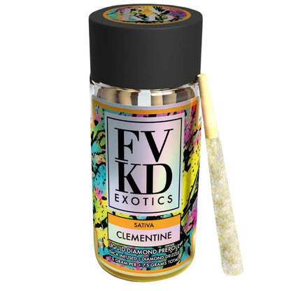 FVKD Exotics Liquid Diamond Pre Rolls 7.5G | 5ct