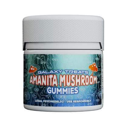 Galaxy Treats Amanita Mushroom Gummies 1050mg | 3ct