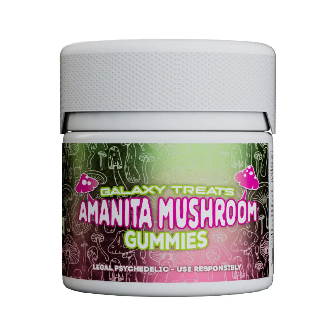 galaxy treats amanita mushroom gummies 1050mg watermelon