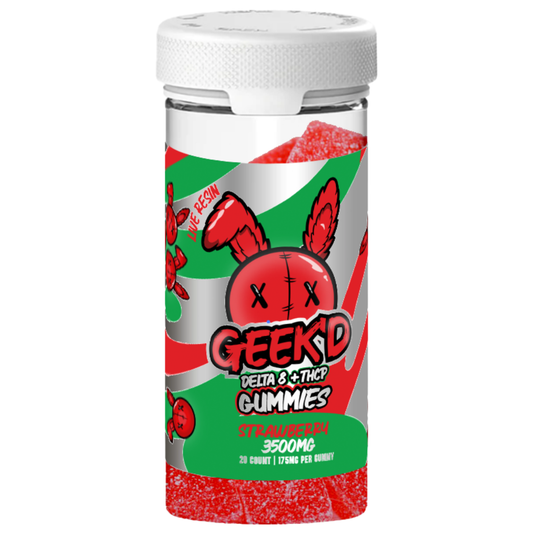 Geek'd Delta 8 + THC-P Gummies