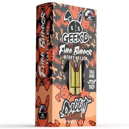 Geek'd Dabbit Season THC-A 20x Cartridge Berry Gelato
