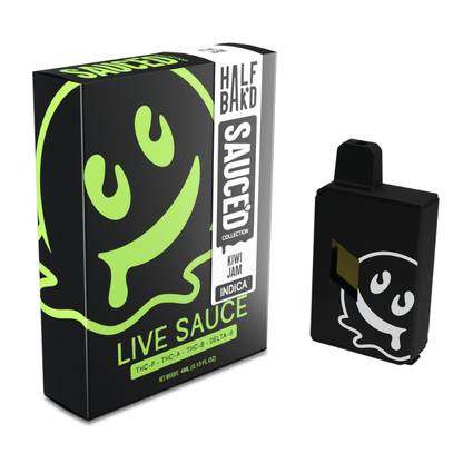 Half Bak'd Live Resin SAUCE'D Disposable 4G