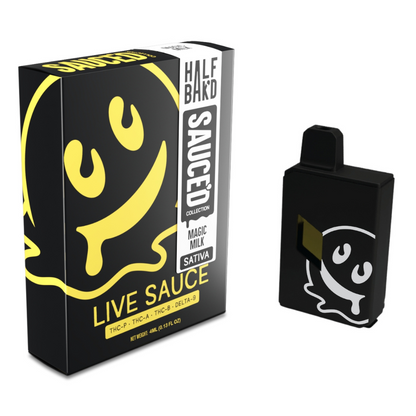 Half Bak'd Live Resin SAUCE'D Disposable 4G