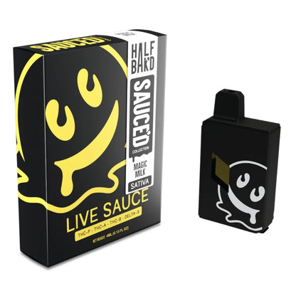 Half Bak'd Live Resin SAUCE'D Disposable 4G