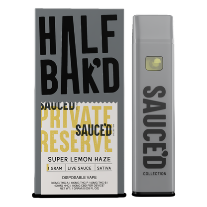 Half Bak'd Sauce'd Private Reserve Disposable 1G
