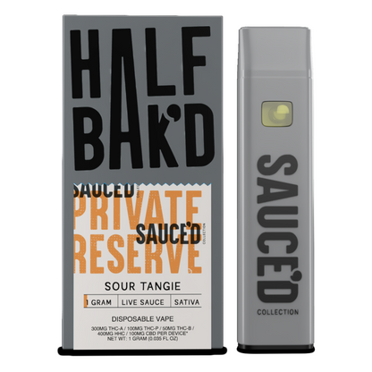 Half Bak'd Sauce'd Private Reserve Disposable 1G