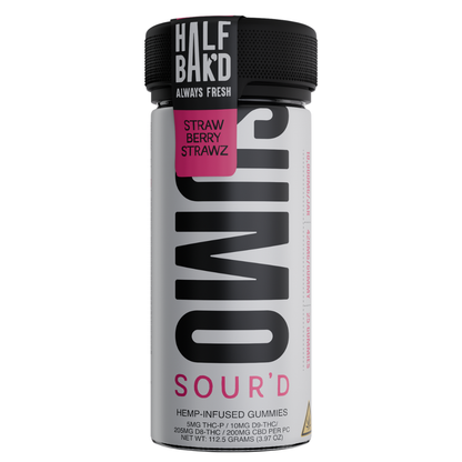 Half Bak'd SOUR'D Sumo Gummies 10000MG