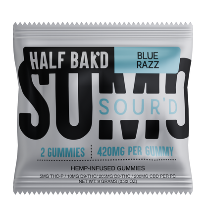 Half Bak'd SOUR'D Sumo Gummies 420MG | 2pk