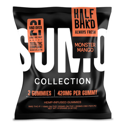 Half Bak'd Sumo Gummies 420mg | 2pk