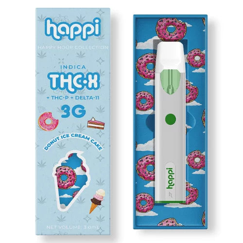 Happi THC-X Disposable: Premium Distillate Blends