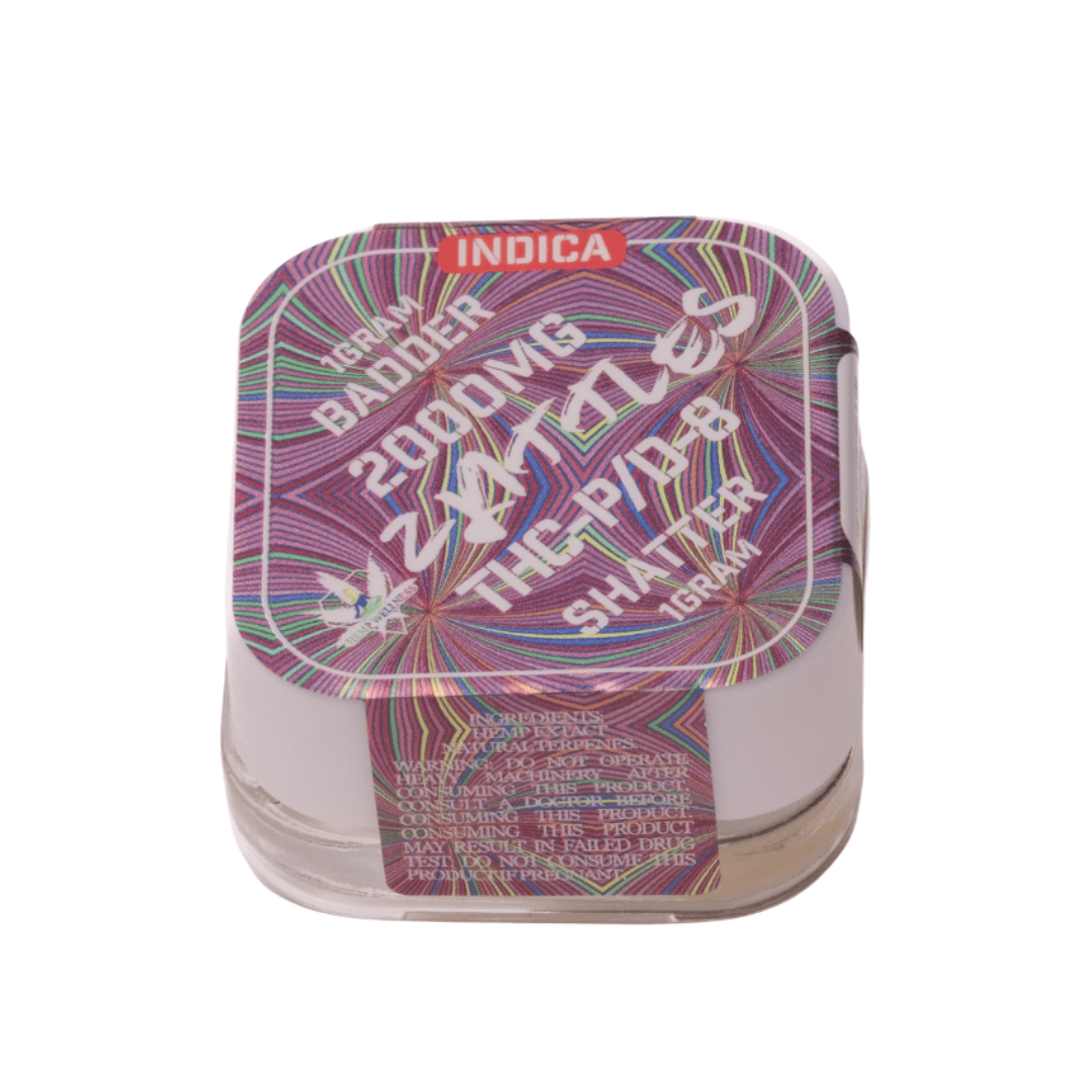 hemp wellness d8 thc p shatter 2g zkittles