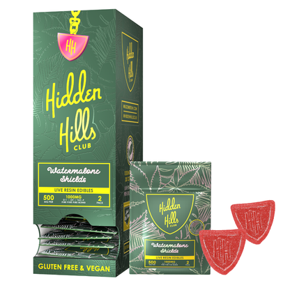Hidden Hills Club Live Resin Edibles 1000MG | 2ct Gummies