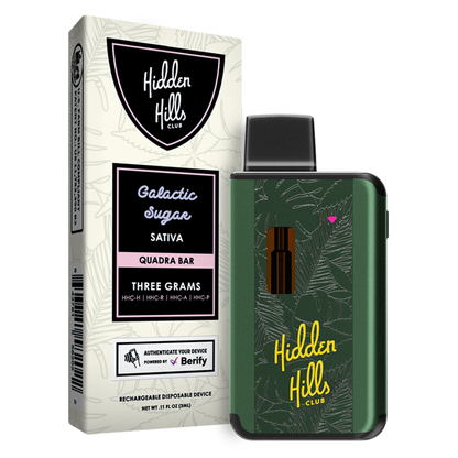 Hidden Hills Club Quadra Bar Disposable Vape 3G