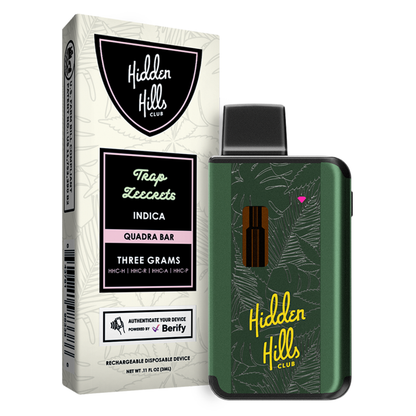 Hidden Hills Club Quadra Bar Disposable Vape 3G
