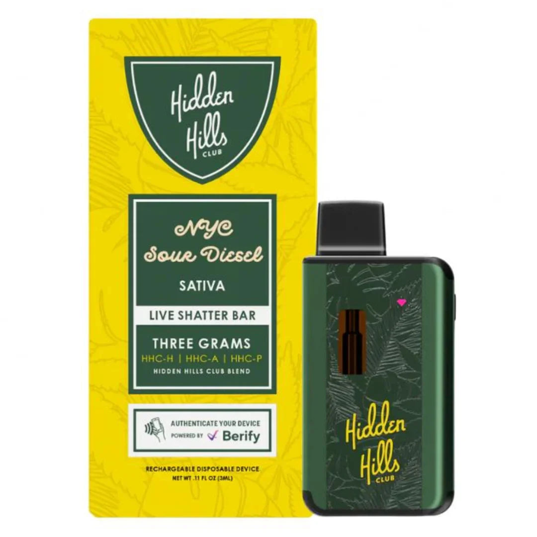 Hidden Hills Live Shatter Disposable
