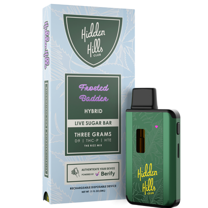 Hidden Hills Live Sugar Disposable 3G