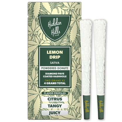 Hidden Hills Club THC-A Powdered Donutz Pre-Rolls 4G | 2ct