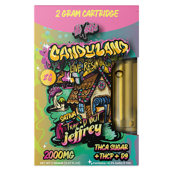 HiXotic Trap'd Out Jeffrey Disposables 2G – THC-A, D9 & THC-P