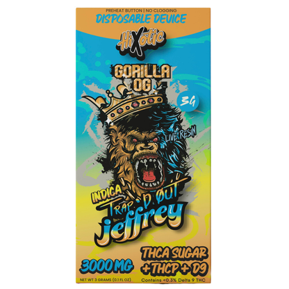 HiXotic Trap'd Out Jeffrey Live Resin Disposable 3G
