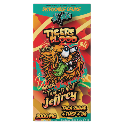 HiXotic Trap'd Out Jeffrey Live Resin Disposable 3G