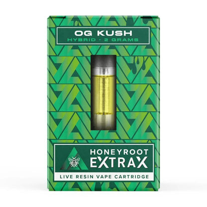 honeyroot extrax hhc blend cartridge 2g og kush